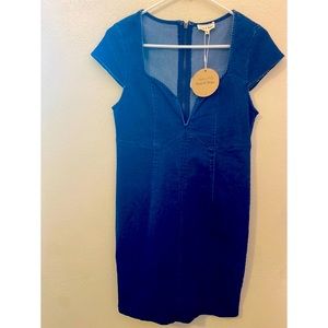 Aaron And Amber Denim Bodycon Mini Blue Jean NWT Size Medium